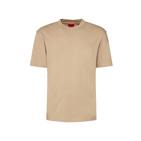 Hugo tshirt for man חולצת אוברסייז של הוגו בצבע בז' לגבר